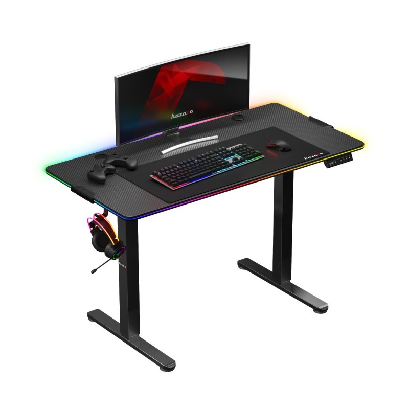 Biurko Elektryczne Huzaro Hero 8.2 RGB LED Black