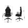 Fotel Gamingowy HUZARO FORCE 7.9 Black Mesh
