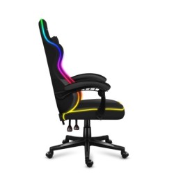Fotel Gamingowy HUZARO FORCE 4.4 RGB Black Mesh