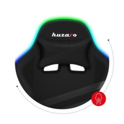 Fotel Gamingowy HUZARO FORCE 4.4 RGB Black Mesh