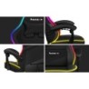 Fotel Gamingowy HUZARO FORCE 4.4 RGB Black Mesh