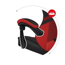 Fotel Gamingowy HUZARO FORCE 4.4  Red Mesh