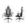 Fotel Gamingowy HUZARO FORCE 7.6 Grey