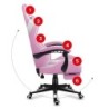 Fotel gamingowy Huzaro Force 4.7 Pink Mesh