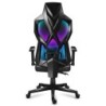 Fotel obrotowy Combat 6.2 Black RGB