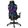 Fotel obrotowy Combat 6.2 Black RGB