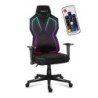 Fotel obrotowy Combat 6.2 Black RGB