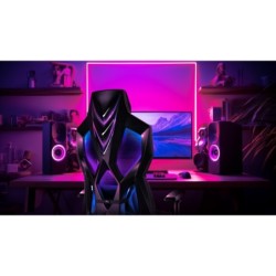 Fotel obrotowy Combat 6.2 Black RGB