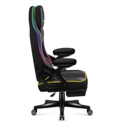 Fotel obrotowy Force 4.6 RGB Black Mesh