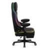 Fotel obrotowy Force 4.6 RGB Black Mesh