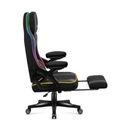 Fotel obrotowy Force 4.6 RGB Black Mesh