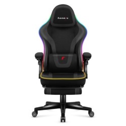 Fotel obrotowy Force 4.6 RGB Black Mesh