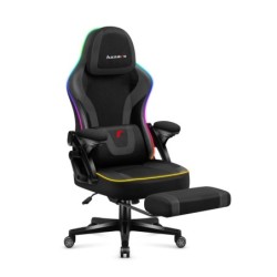 Fotel obrotowy Force 4.6 RGB Black Mesh