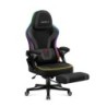 Fotel obrotowy Force 4.6 RGB Black Mesh