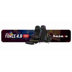 Fotel obrotowy Force 4.6 RGB Black Mesh