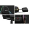Fotel obrotowy Force 4.6 RGB Black Mesh