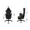Fotel obrotowy Force 4.6 RGB Black Mesh