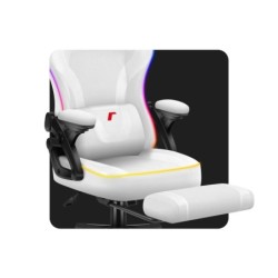 Fotel obrotowy Force 4.6 RGB White Mesh