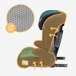 Children's 2-in-1 car seat 100 -150 cm Joy 45 Green I-Size