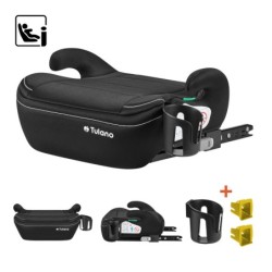 Fotelik samochodowy podstawka Tulano Cabby 30 Black 125-150cm I-Size