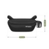 Fotelik samochodowy podstawka Tulano Cabby 20 Black 125-150cm I-Size