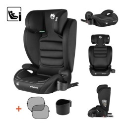 Fotelik samochodowy Tulano Joy 25 Black 100-150cm I-size