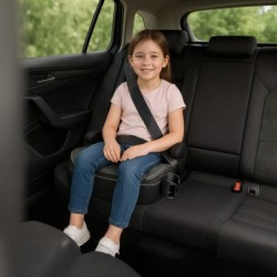 Fotelik samochodowy podstawka Tulano Cabby 30 Grey 125-150cm I-Size