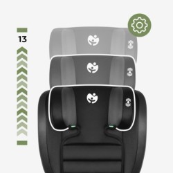 Car seat Tulano Joy 25 Black-Grey 100-150cm I-size