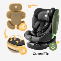 Swivel car seat Tulano Loom 35 Black Grey