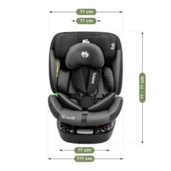 Swivel car seat Tulano Loom 35 Black Grey