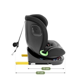 Swivel car seat Tulano Loom 35 Black Grey