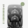Swivel car seat Tulano Loom 35 Black Grey