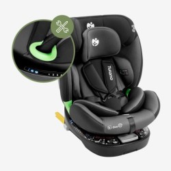 Swivel car seat Tulano Loom 35 Black Grey