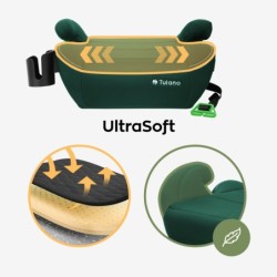 Fotelik samochodowy podstawka Tulano Cabby 25 Green 125-150cm I-Size