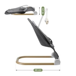 Moon 50 Grey rocking chair