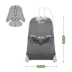 Moon 50 Grey rocking chair