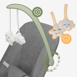 Rocking chair Moon 50 Grey