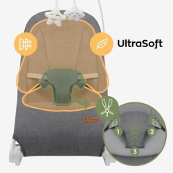 Moon 50 Grey rocking chair