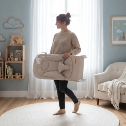 Beige Moon 50 Beige rocking chair