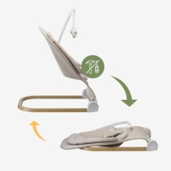 Beige Moon 50 Beige rocking chair