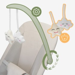 Beige Moon 50 Beige rocking chair