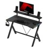 Gaming desk Hero 1.9 RGB 120 cm