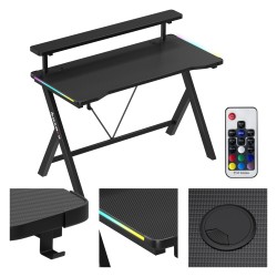 Gaming desk Hero 1.9 RGB 120 cm