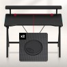 Gaming desk Hero 1.9 RGB 120 cm