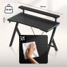 Gaming desk Hero 1.9 RGB 120 cm