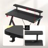 Gaming desk Hero 1.9 RGB 120 cm