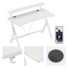 Hero 1.9 RGB White 120 cm gaming desk