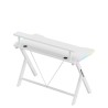 Gaming desk Hero 1.9 RGB White 120 cm