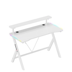Hero 1.9 RGB White 120 cm gaming desk