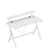 Gaming desk Hero 1.9 RGB White 120 cm